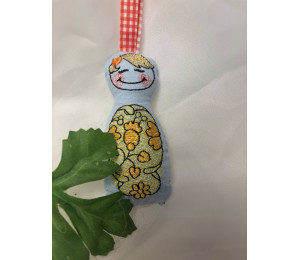 ADVENTSKALENDER 19. Dezember - Stickserie ITH - Anhänger Matroschka